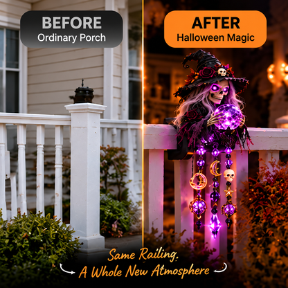 ⏰ LAST DAY 49% OFF - 🎃Light-up Cascading Halloween Character Railing Lights