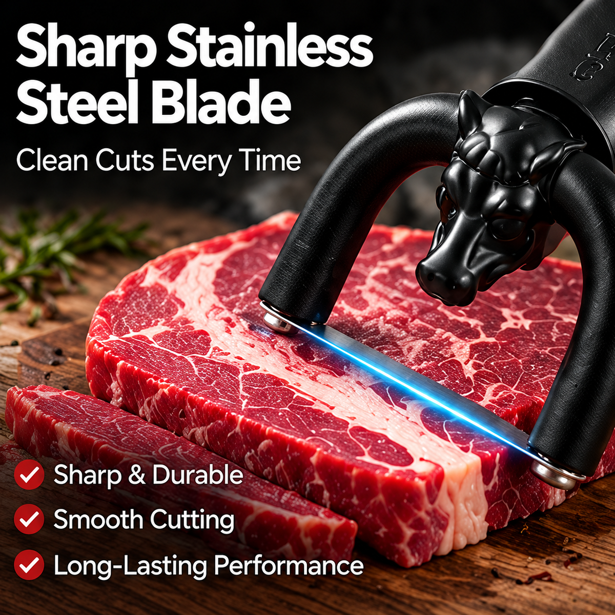 🔥LAST DAY 50% OFF -🥩 BullPro™ Meat Slicer & Fat Trimmer