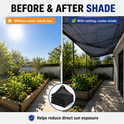 🔥 HOT SALE – Sunshade Net Blocks Up To 90% UV Rays & Keeps Outdoor Spaces Cooler All Summer Long ☀️🌿❄️