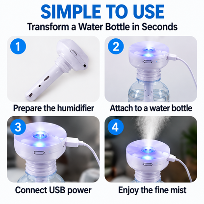 ⏳ Last Day 50% OFF-💦Portable Humidifier