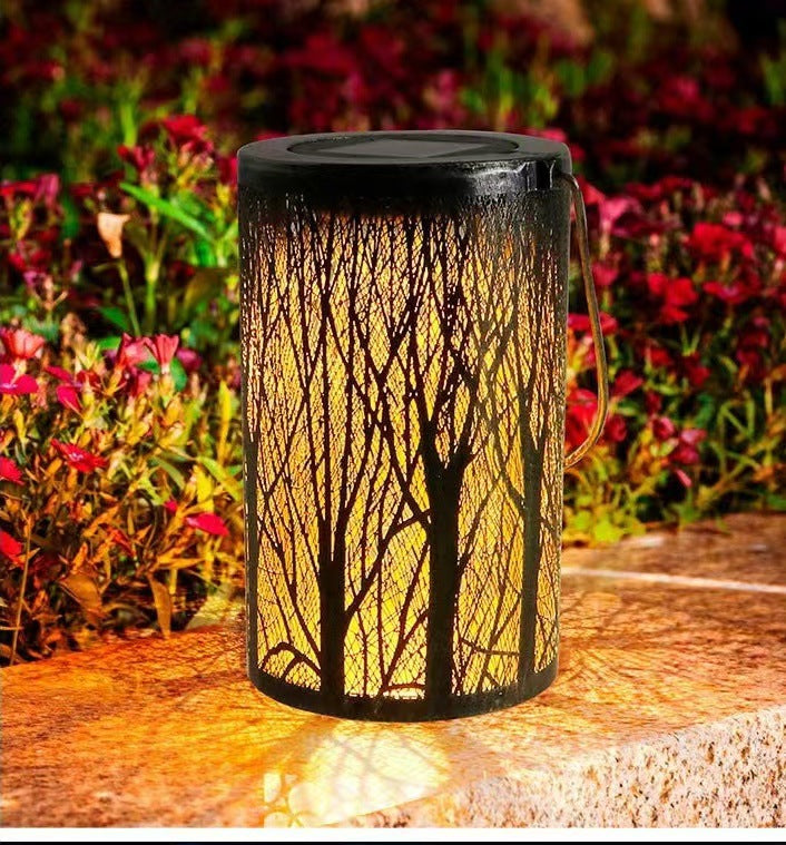 Colorful Sunflower Glow Solar Garden Lantern