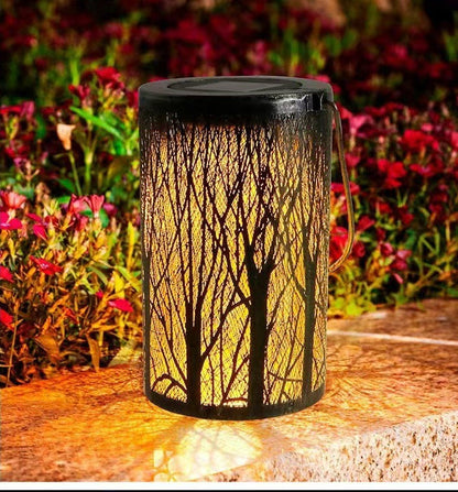 Colorful Sunflower Glow Solar Garden Lantern