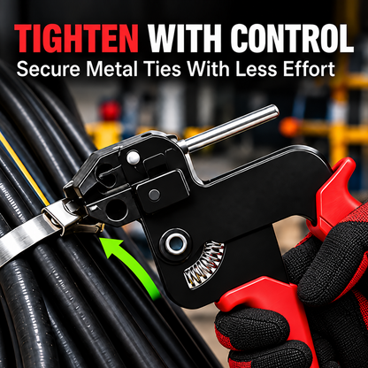 🔥Last Day 50% OFF-🔧Heavy-Duty 304 Stainless Steel Cable Tie Fastening Tool Kit