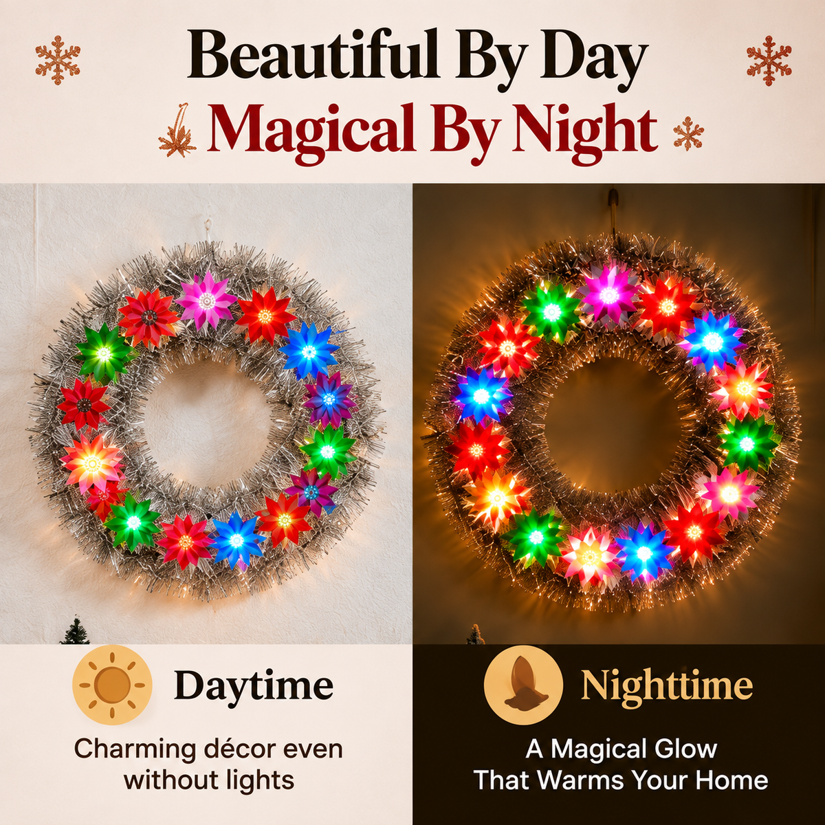 💥Hot Sale49% Off -✨ MerryGlow™ Vintage Christmas Wreath