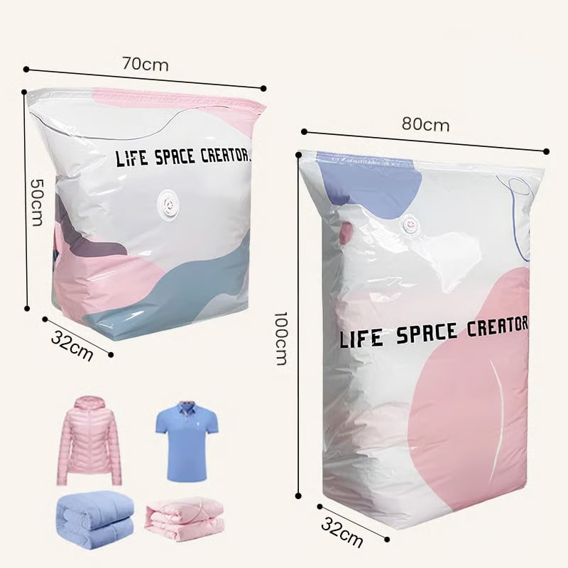 🔥LAST DAY 49% OFF👍🏻No-Pump Large Space-Saving Vacuum Storage Bags