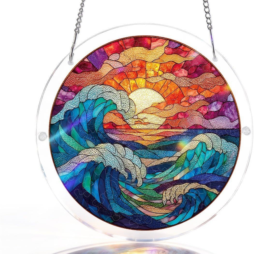 🔥LAST DAY SPECIAL PRICE☀️🛍️Acrylic Jigsaw Puzzle Suncatcher