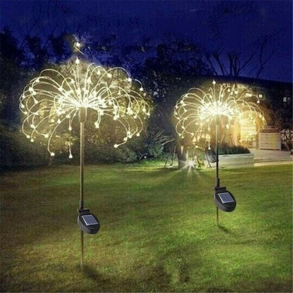 🔥LAST DAY 49% OFF🎁Waterproof Solar Garden Fireworks LED Light