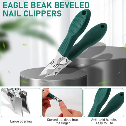 🦅 Eagle Beak Nail Clippers – Arthritis-Friendly for Thick Nails