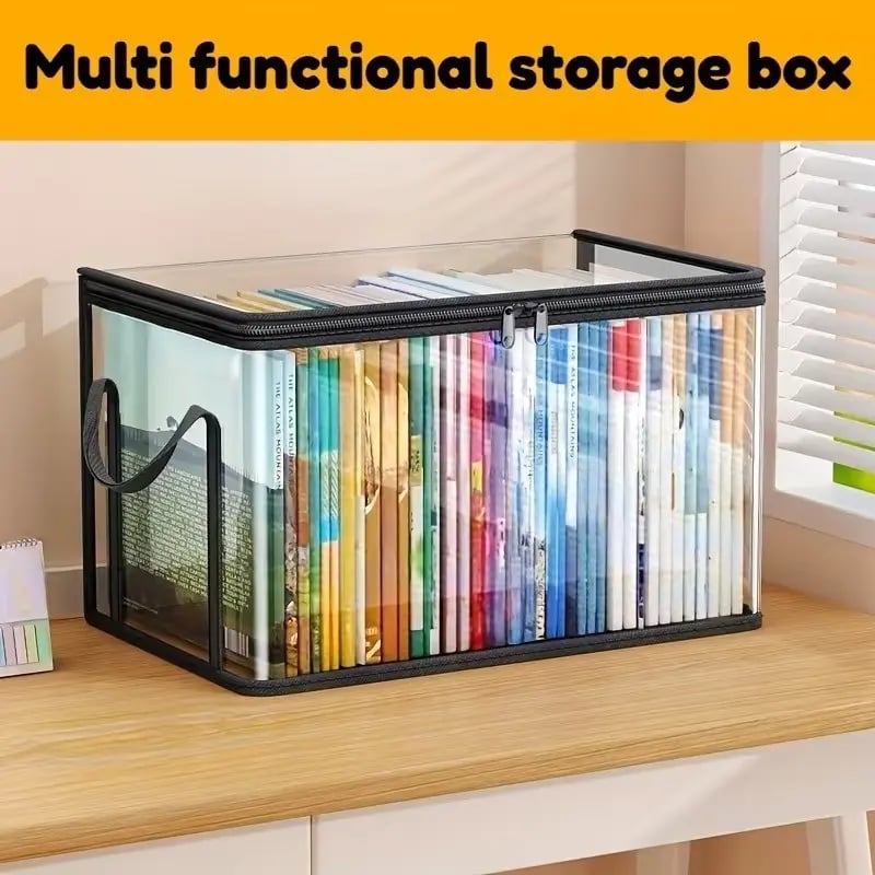 🏆 35K+ SOLD!🏠 Large Capacity Clear Storage Containers Durable Stackable Organizer Bins
