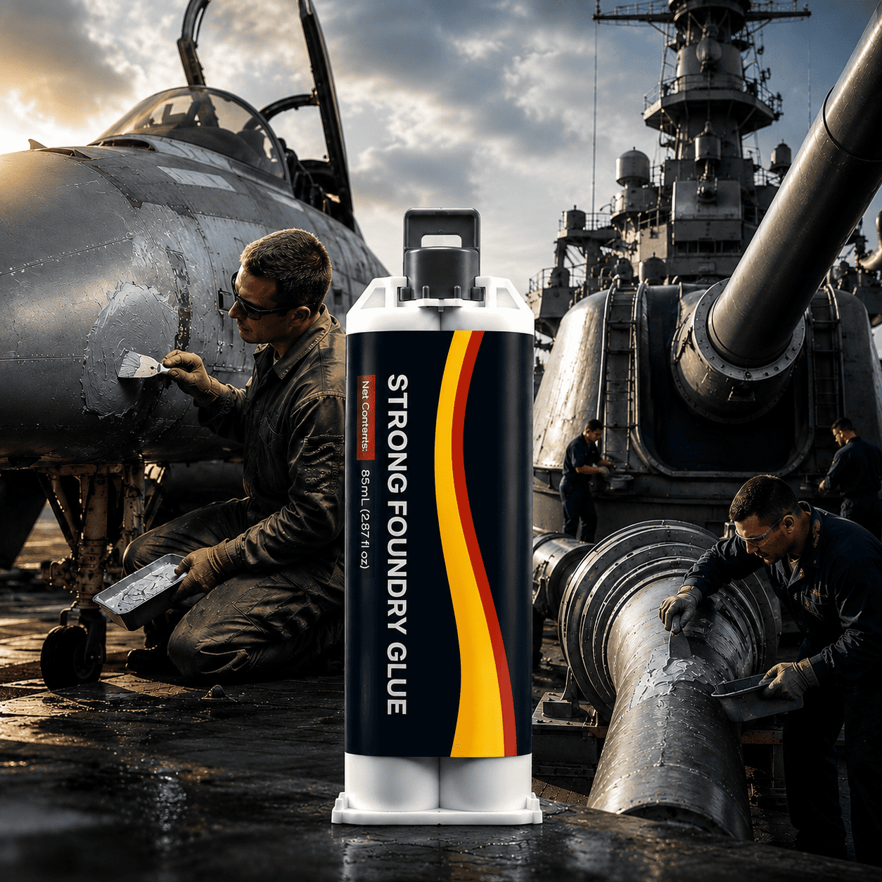 🔥 Industrial Waterproof High Temp Metal Repair Foundry Glue ⚙️
