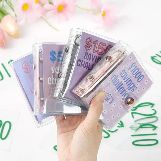 💰$1,000 Savings Challenge Binder – Budget Planner & Cash Stuffing System