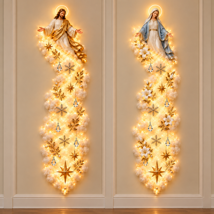 ✨Last Day 49% OFF-✨ Christmas Blessing Cloud Trail Wall Light Collection