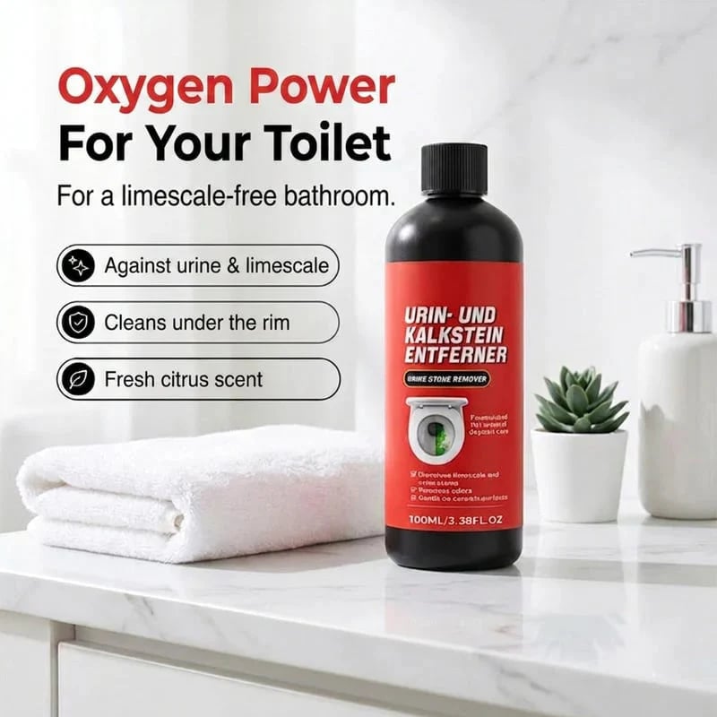 💎 Heavy-Duty Toilet Cleaner 🧪 Melts Away Years of Urine Scale & Limescale ✨ No More Scrubbing