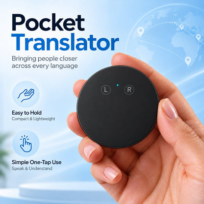 ⏳ Last day! 50% OFF – 🗣️Portable Wireless AI Language Translator