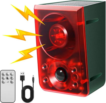 🔥 Last Day 50% OFF-🏠Solar-Powered Outdoor Motion-Activated Alarm – Supports Voice Recording and Volume Adjustment