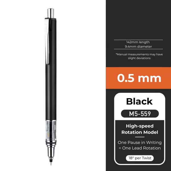 Advance Mechanical Pencil M5-559, 0.3 mm - 0.7 mm