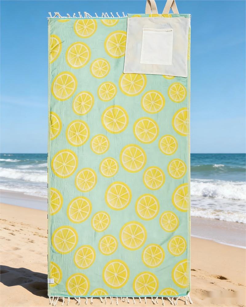 🔥Hot Sale 49% off🌟🌊 2-in-1 Convertible Beach Towel Bag