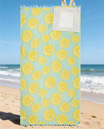 🔥Hot Sale 49% off🌟🌊 2-in-1 Convertible Beach Towel Bag
