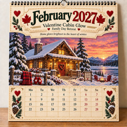 🔥LAST DAY 50% OFF - 🇨🇦🍁 2027 Canada 160th Anniversary Wall Calendar 🍁🇨🇦