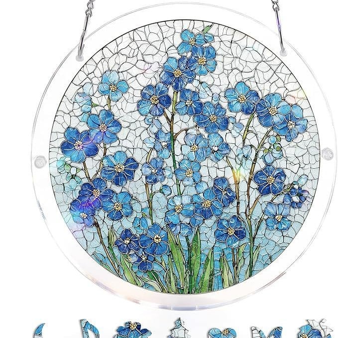 🔥LAST DAY SPECIAL PRICE☀️🛍️Acrylic Jigsaw Puzzle Suncatcher