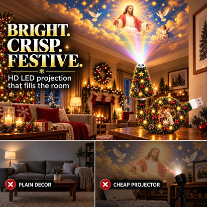 ✨ Last Day – 49% OFF!✝️ USB Jesus 5D Projection Light