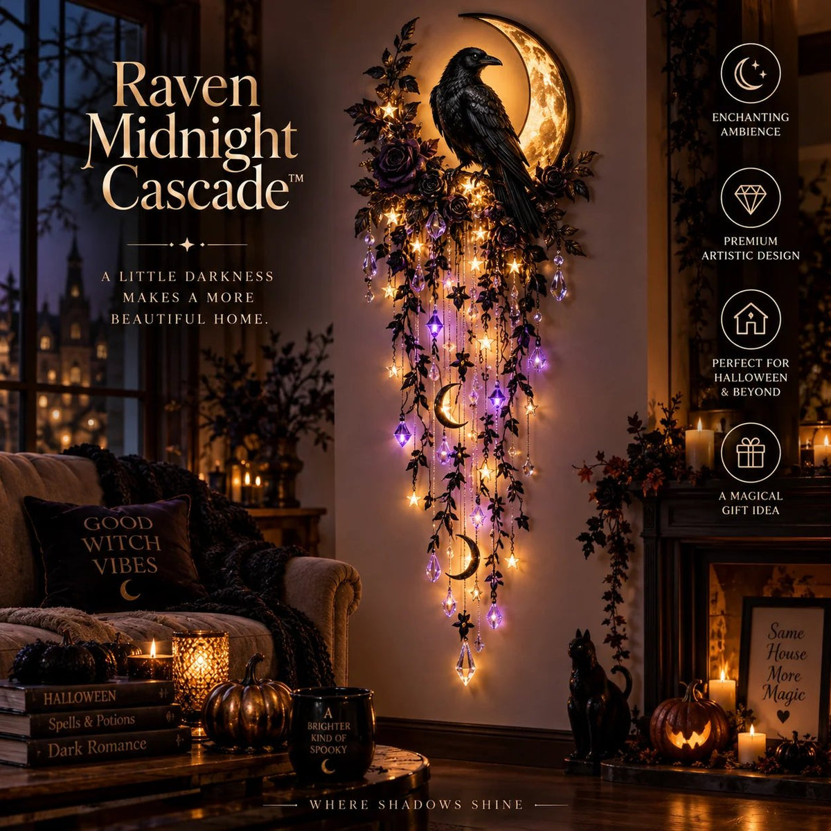 ✨Elegant Halloween Cascade Wall Light Collection✨