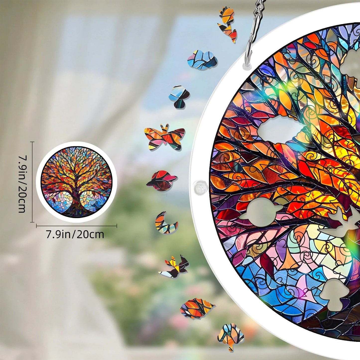 🔥LAST DAY SPECIAL PRICE☀️🛍️Acrylic Jigsaw Puzzle Suncatcher