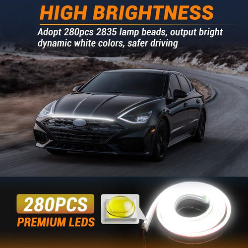 🔥HOT SALE 49% OFF🔥🚗High Brightness Automotive Hood Gap LED Strip - Ambient Lighting Package