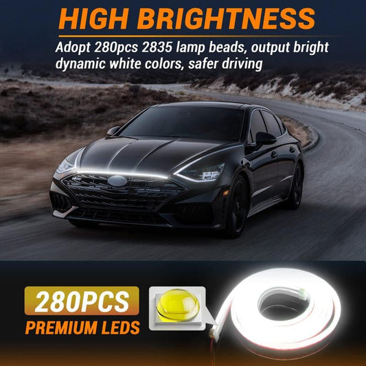 🔥HOT SALE 49% OFF🔥🚗High Brightness Automotive Hood Gap LED Strip - Ambient Lighting Package
