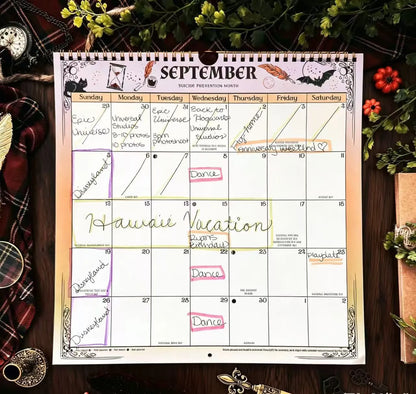 Waiting for the Night: The Witching Hour 2027 Weekly Planner