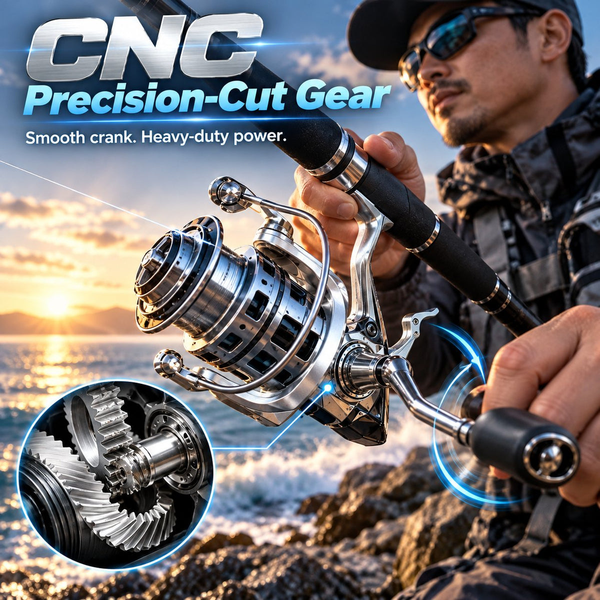 🔥 Last Day 50% OFF -🎣 Single-Hand Jigging Reel