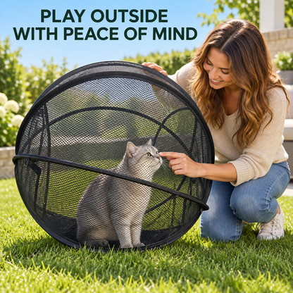 🌿Hot Sale 50% OFF-Outdoor Cat Lounge – Mesh Playpen for Fresh-Air Time
