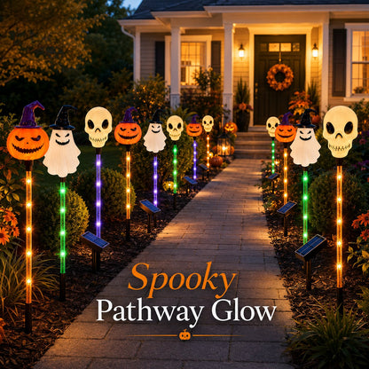 🎃 Halloween Sale 60% OFF – Solar Pumpkin, Ghost & Skull Pathway Lights