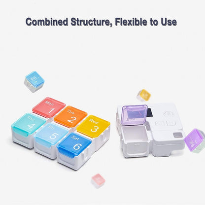 7-Day Pill Organizer with Alarm Reminder