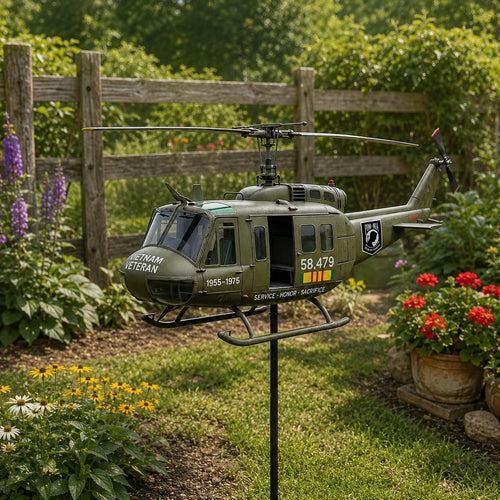 🎁Last Day Promo: 49% OFF 🎖️UH-1 Huey Veteran Tribute Collector Wind Spinner-✈️Buy 2 Free Shipping Today!