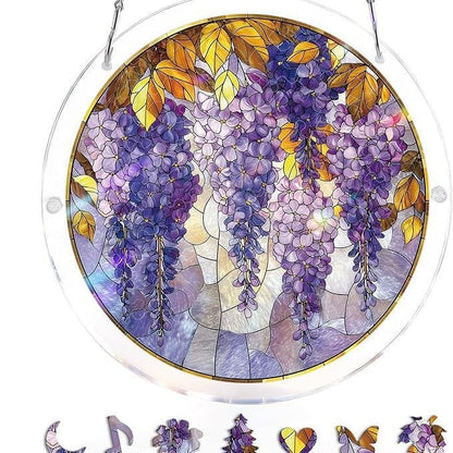 🔥LAST DAY SPECIAL PRICE☀️🛍️Acrylic Jigsaw Puzzle Suncatcher