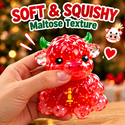 🔥Last Day 50% OFF-🐮Christmas Highland Cow Squeeze Toy Advent Calendar