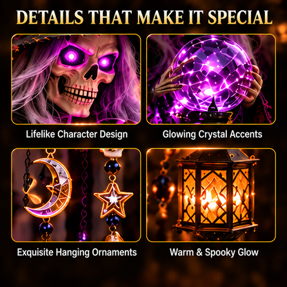 ⏰ LAST DAY 49% OFF - 🎃Light-up Cascading Halloween Character Railing Lights