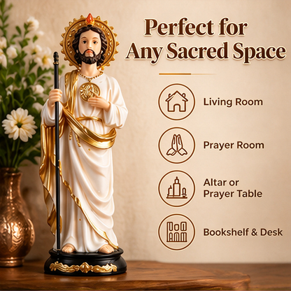✨Last Day 49% OFF-✝️All-White Statue Of Saint Jude Thaddaeus