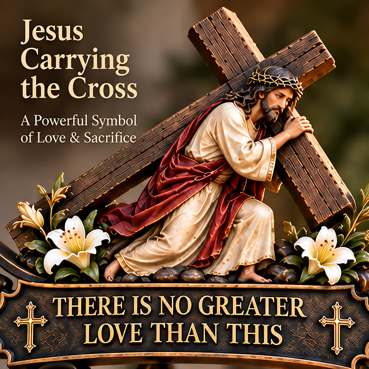 ⏳ Last Day 49% OFF –✝️Jesus Cross Christian Hanging Bell