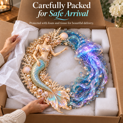 🔥 Last Day 50% OFF-🌊 Oceanic Wonderland—Mermaid and Jellyfish Decorative Garland