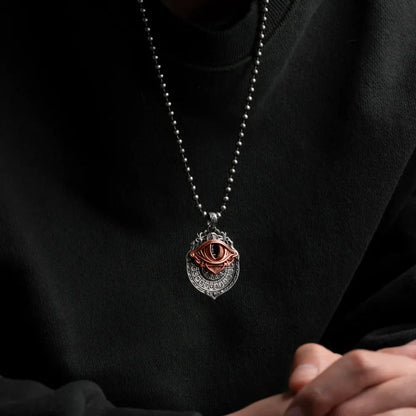 🔮 Handcrafted Tarot Eye Pendant – A Symbol of Intuition & Insight