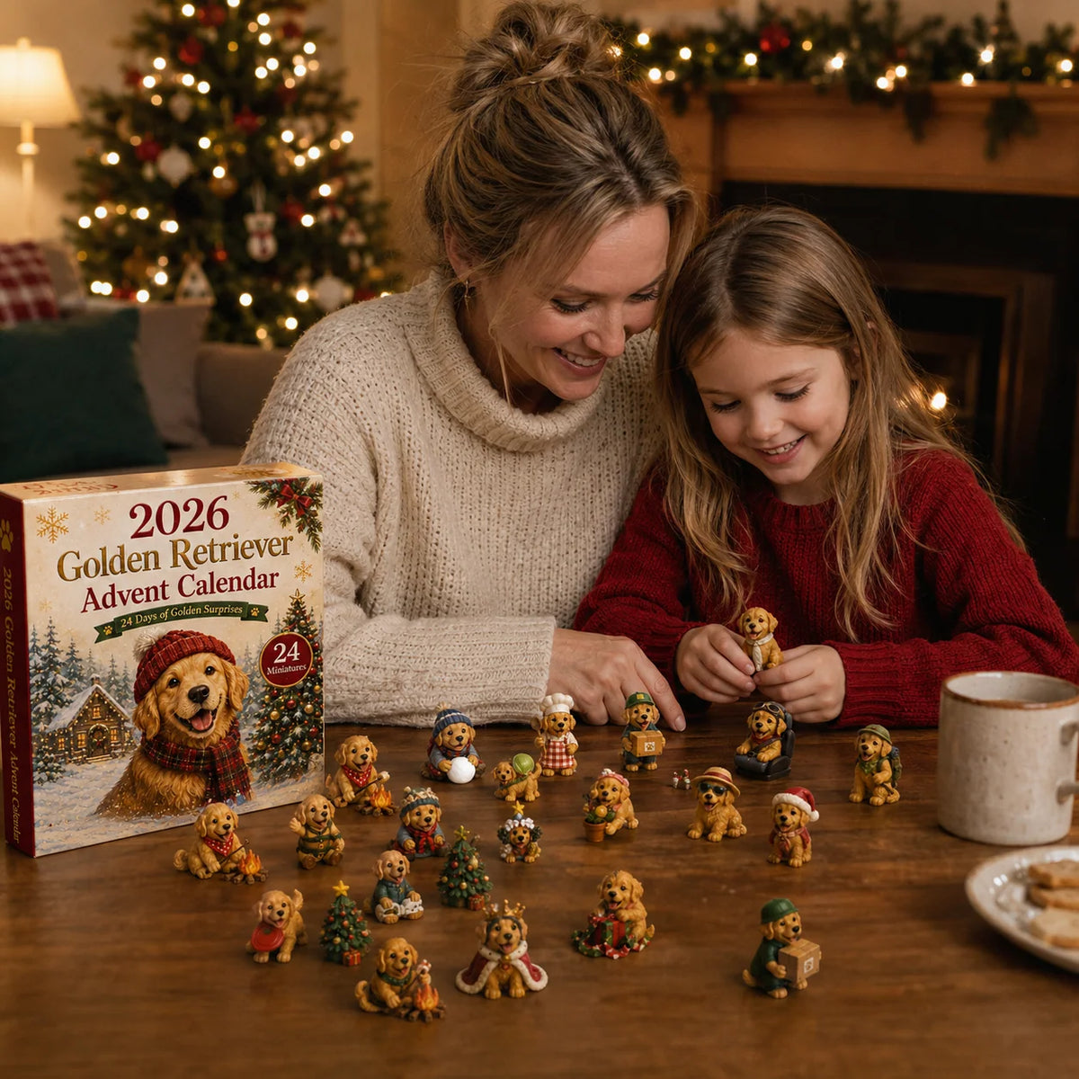 🔥last Day 49%-🐕🎄2026 Golden Retriever Advent Calendar