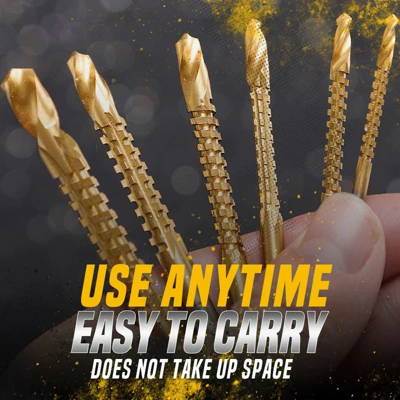 ⏳ Last Day 50% OFF –⚙️ Twist Drill Bit Set – High-Speed Steel, Titanium-Coated & Multi-Material Ready 🧰