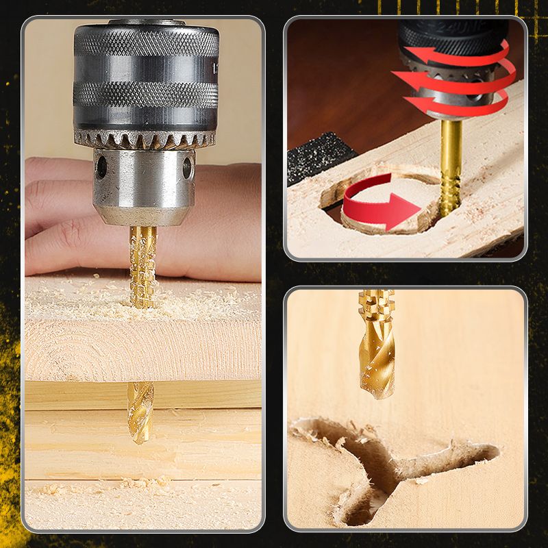 ⏳ Last Day 50% OFF –⚙️ Twist Drill Bit Set – High-Speed Steel, Titanium-Coated & Multi-Material Ready 🧰