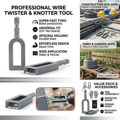 🏆55K+ SOLD⚒️#9/#11 Multi-Functional Wire Winder/Knotter