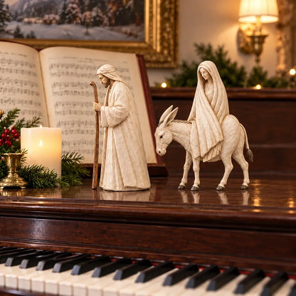 ⏳ Last Day 50% OFF-✝️Journey to Bethlehem Nativity Figurine Set