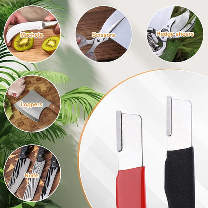 🏆75K+ SOLD!🔪 2PCS Multipurpose Blade Sharpener Tool Set