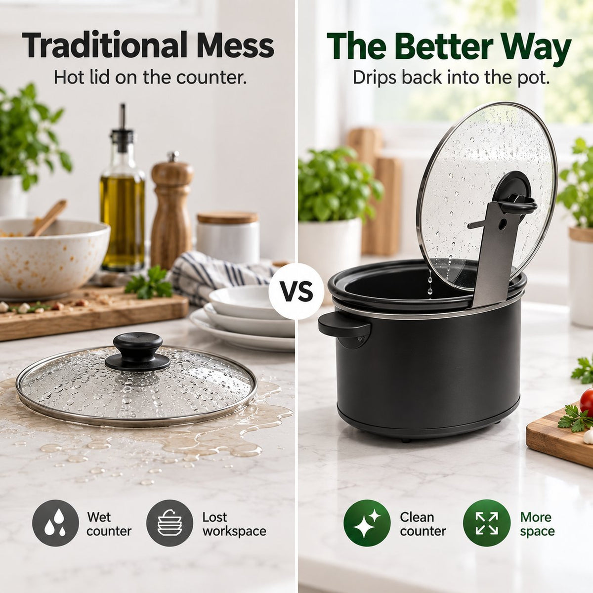 🔥HOT SALE 49% OFF - 🍳Multifunctional Anti-Slip Cooker Lid Stand