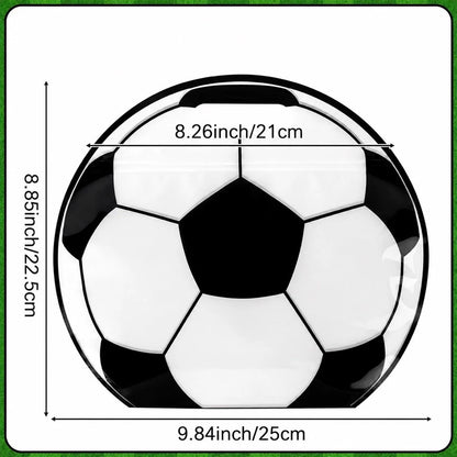 🎒⚽  Soccer Party Favor Bags with Handles – Football Treat Bags for Birthdays, Team Parties & World Cup Celebrations 🎉
